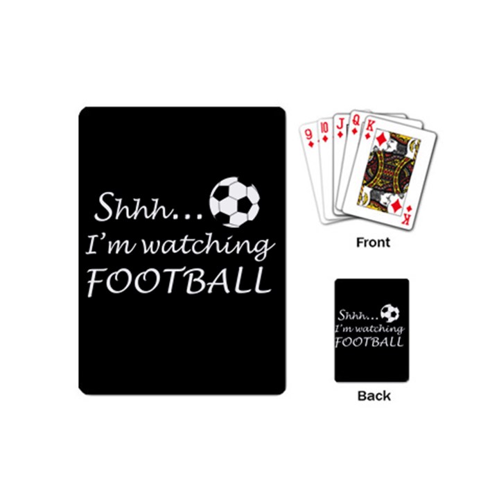 Football fan  Playing Cards (Mini) 