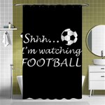 Football fan  Shower Curtain 48  x 72  (Small)  Curtain(48  X 72 ) - 42.18 x64.8  Curtain(48  X 72 )