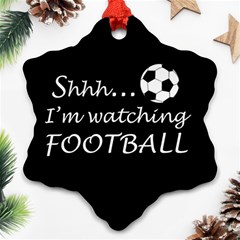 Football fan  Ornament (Snowflake)