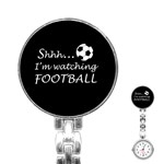 Football fan  Stainless Steel Nurses Watch Front