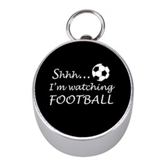 Football fan  Mini Silver Compasses