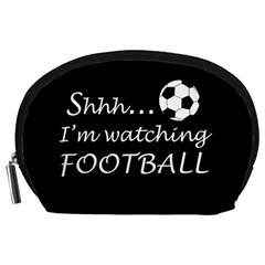 Football fan  Accessory Pouches (Large) 