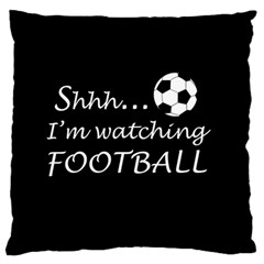 Football fan  Standard Flano Cushion Case (One Side)