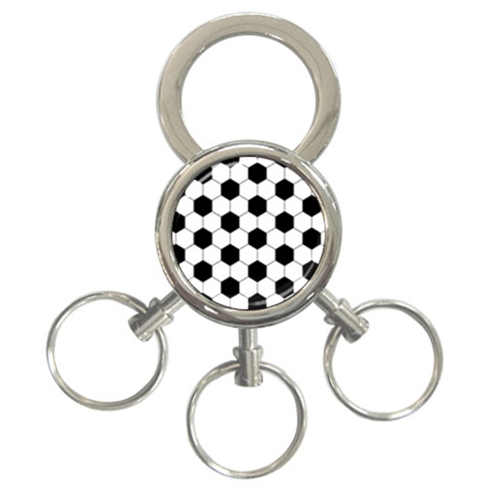 Football 3-Ring Key Chains