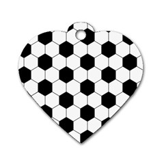 Football Dog Tag Heart (one Side) by Valentinaart