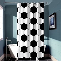 Football Shower Curtain 36  X 72  (stall)  by Valentinaart