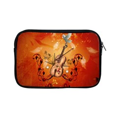 Violin With Violin Bow And Dove Apple Ipad Mini Zipper Cases by FantasyWorld7