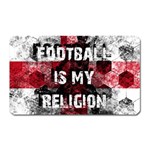 Football is my religion Magnet (Rectangular) Front