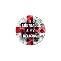 Football Is My Religion Golf Ball Marker (4 Pack) by Valentinaart