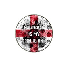 Football Is My Religion Hat Clip Ball Marker by Valentinaart