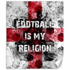 Football Is My Religion Canvas 20  X 24   by Valentinaart