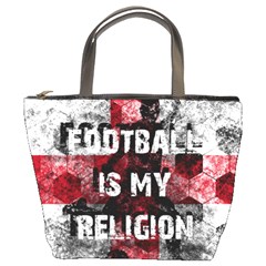 Football Is My Religion Bucket Bags by Valentinaart