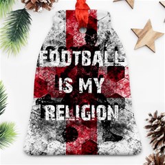 Football Is My Religion Bell Ornament (two Sides) by Valentinaart