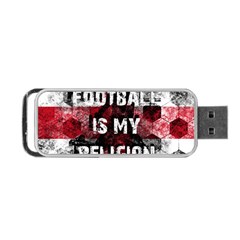 Football Is My Religion Portable Usb Flash (one Side) by Valentinaart