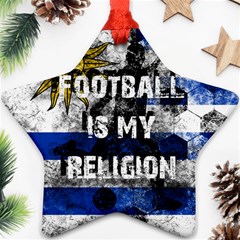 Football Is My Religion Ornament (star) by Valentinaart