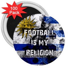 Football Is My Religion 3  Magnets (100 Pack) by Valentinaart