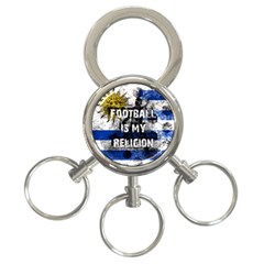 Football Is My Religion 3-ring Key Chains by Valentinaart