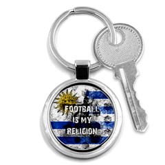 Football Is My Religion Key Chains (round)  by Valentinaart