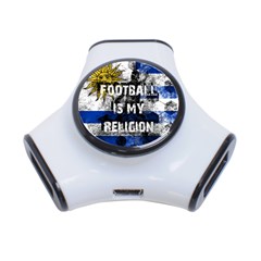 Football Is My Religion 3-port Usb Hub by Valentinaart