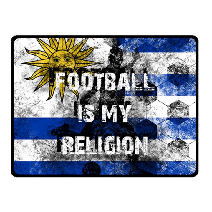 Football is my religion Double Sided Fleece Blanket (Small) 