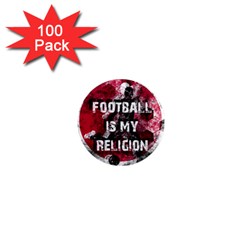 Football Is My Religion 1  Mini Magnets (100 Pack)  by Valentinaart