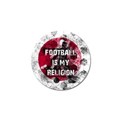 Football Is My Religion Golf Ball Marker by Valentinaart