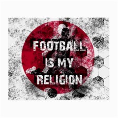 Football Is My Religion Small Glasses Cloth by Valentinaart