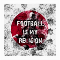 Football Is My Religion Medium Glasses Cloth by Valentinaart