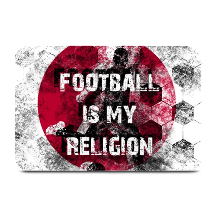 Football is my religion Plate Mats