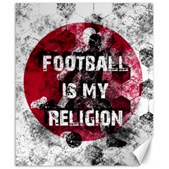 Football Is My Religion Canvas 20  X 24   by Valentinaart