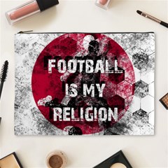 Football Is My Religion Cosmetic Bag (xl) by Valentinaart