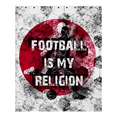 Football Is My Religion Shower Curtain 60  X 72  (medium)  by Valentinaart