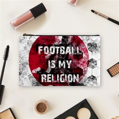 Football Is My Religion Cosmetic Bag (medium)  by Valentinaart