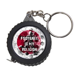 Football Is My Religion Measuring Tape by Valentinaart