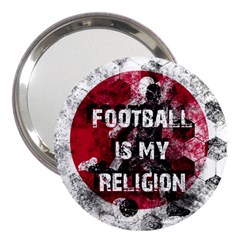 Football Is My Religion 3  Handbag Mirrors by Valentinaart