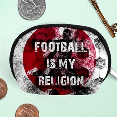 Football Is My Religion Accessory Pouches (medium)  by Valentinaart