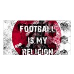 Football is my religion Satin Shawl Front