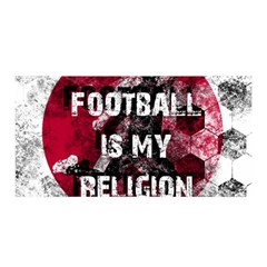 Football Is My Religion Satin Wrap by Valentinaart