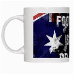 Football is my religion White Mugs Left