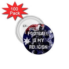 Football Is My Religion 1 75  Buttons (100 Pack)  by Valentinaart