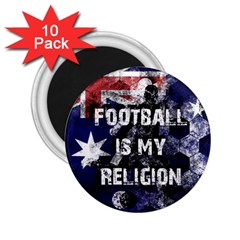 Football Is My Religion 2 25  Magnets (10 Pack)  by Valentinaart