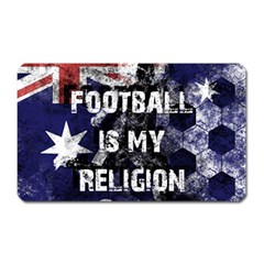 Football Is My Religion Magnet (rectangular) by Valentinaart