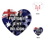 Football is my religion Playing Cards (Heart)  Front