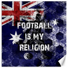 Football Is My Religion Canvas 16  X 16   by Valentinaart