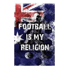 Football Is My Religion Shower Curtain 48  X 72  (small)  by Valentinaart