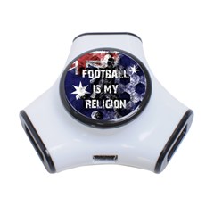 Football Is My Religion 3-port Usb Hub by Valentinaart