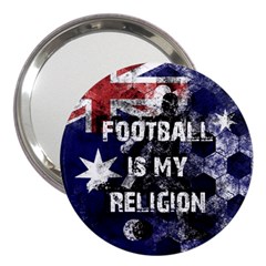 Football Is My Religion 3  Handbag Mirrors by Valentinaart