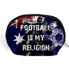 Football Is My Religion Accessory Pouches (medium)  by Valentinaart