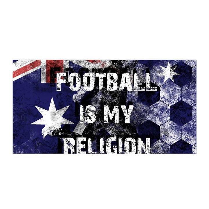 Football is my religion Satin Wrap