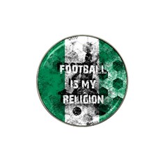 Football Is My Religion Hat Clip Ball Marker (4 Pack) by Valentinaart